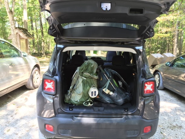 Jeep Renegade with Gear